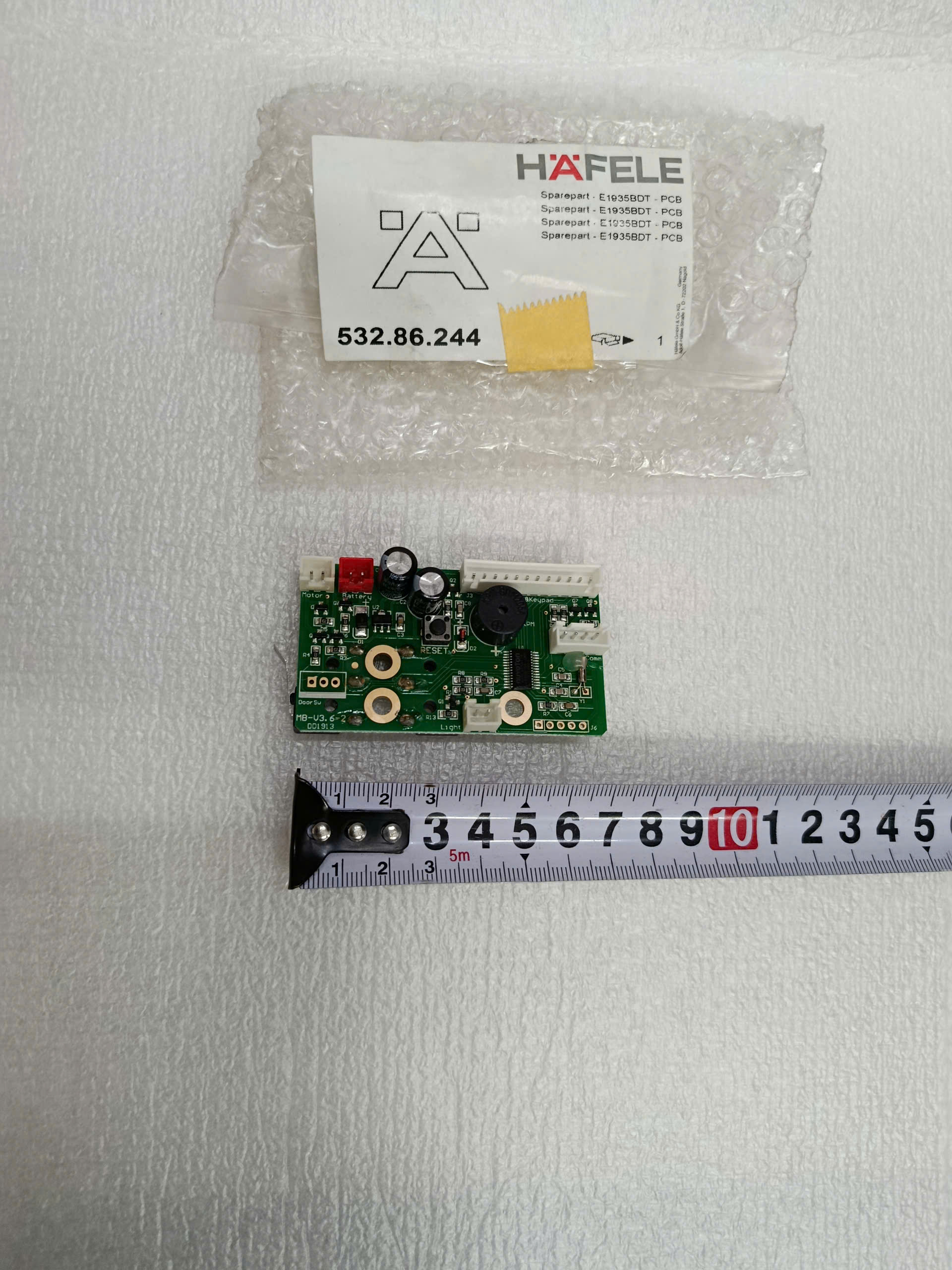 Board sau của két sắt Hafele, model 836.26.330 / 836.28.323 (532.86.244)