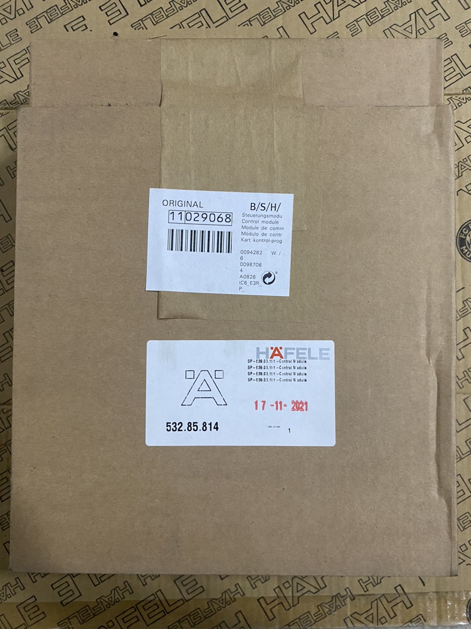 Control Module Lò nướng âm tủ Hafele Bosch 539.06.191(532.85.814)