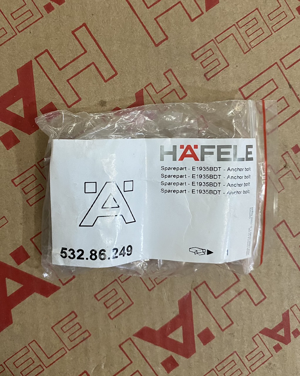 Sparepart -  E1935BDT - Anchor bolt 532.86.249