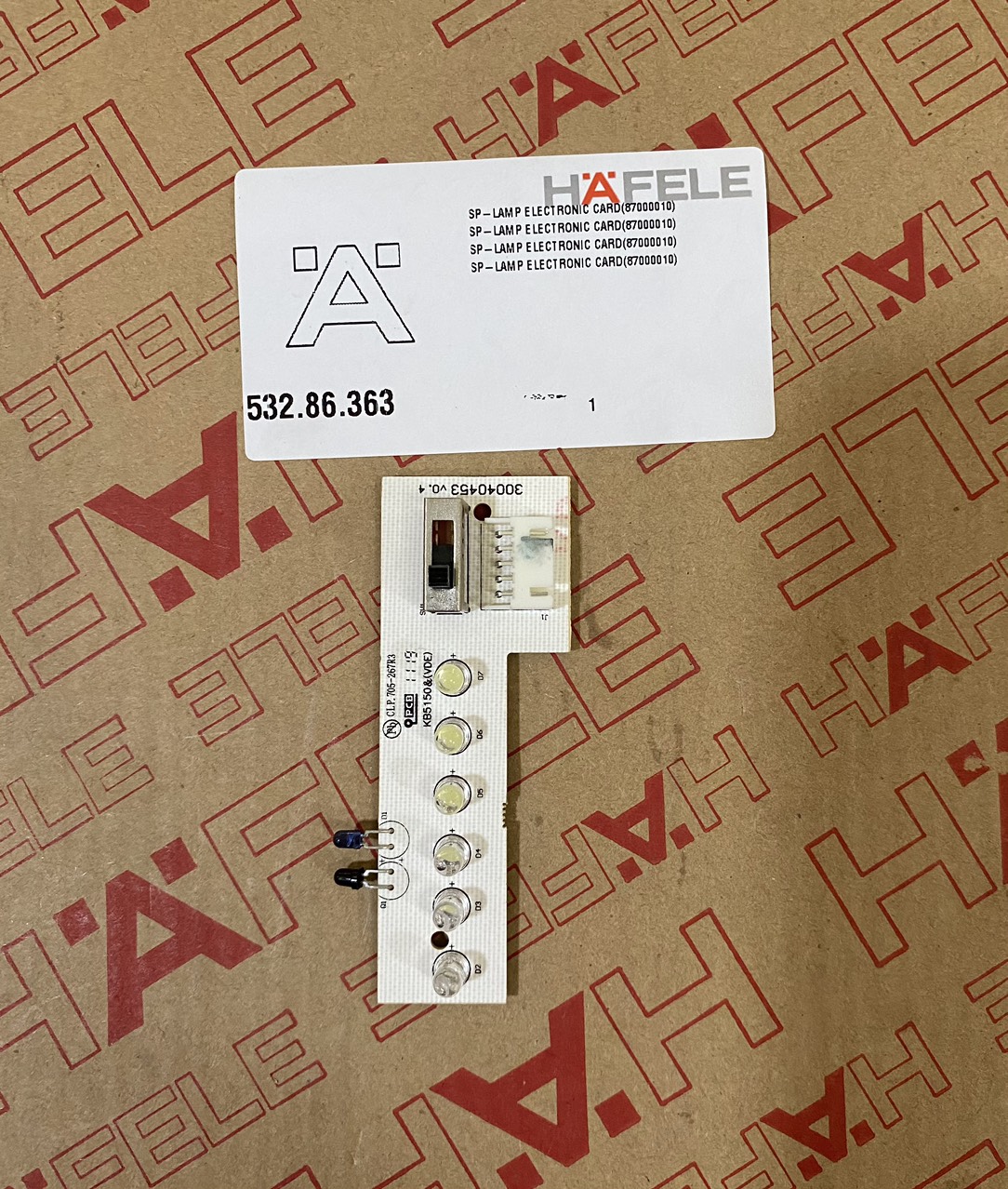 ĐÈN THẺ ĐIỆN TỬ 532.86.363