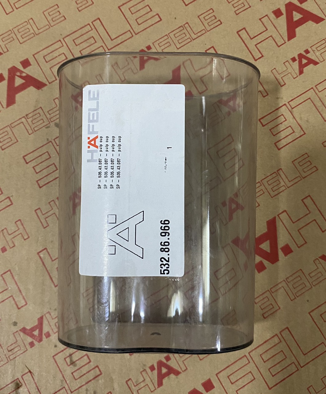 CỐC NƯỚC MÁY ÉP CHẬM HAFELE  535.43.087( 532.86.966)