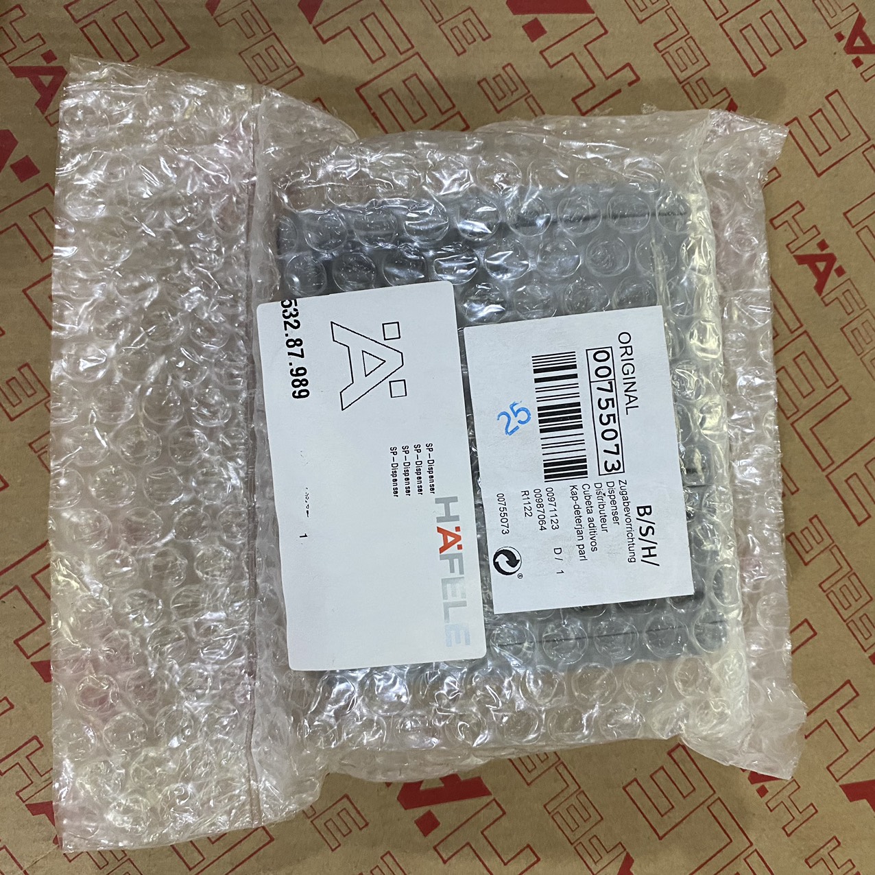 HỘP ĐỰNG XÀ PHÒNG MÁY RỬA CHÉN 532.87.989