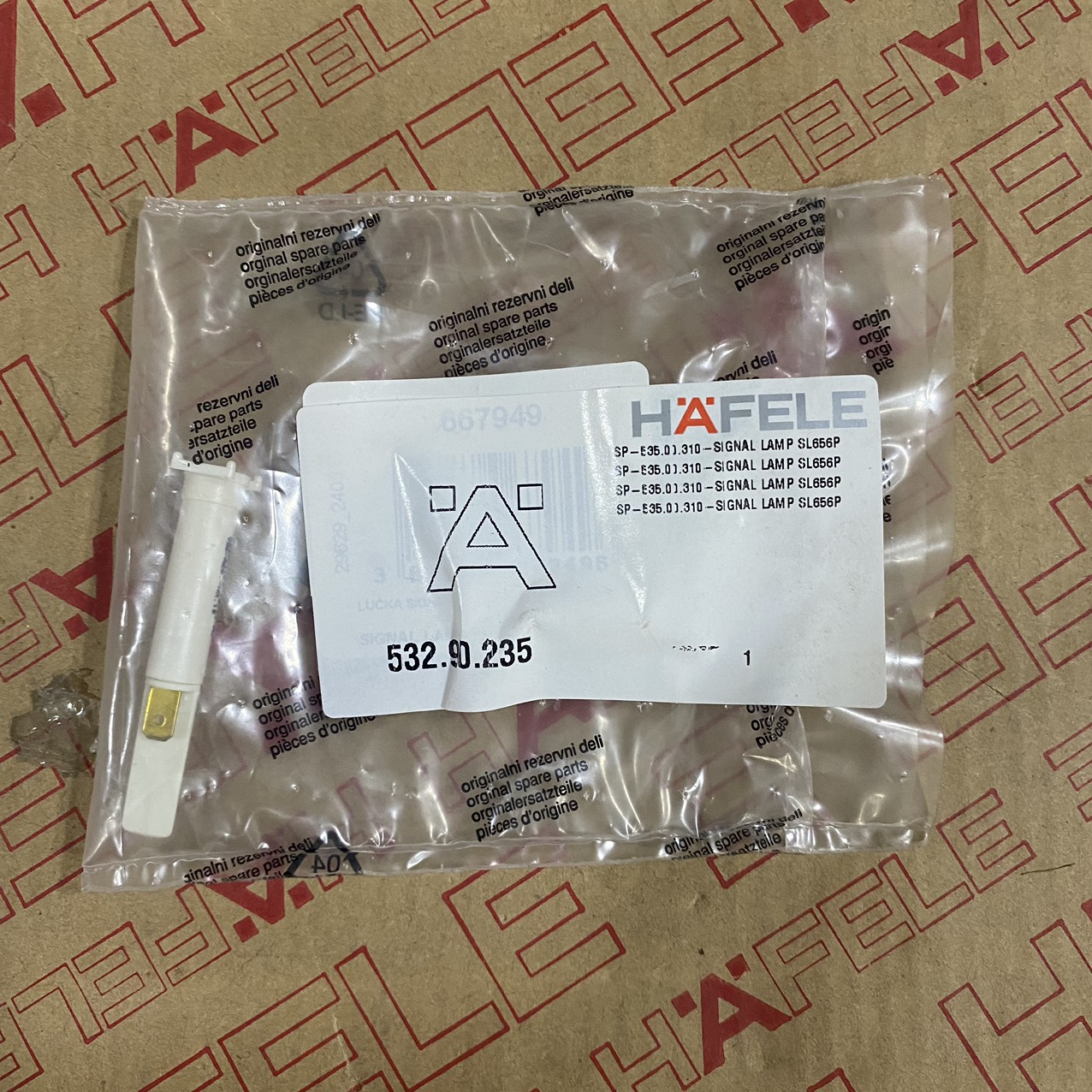 ĐÈN TÍN HIỆU LÒ NƯỚNG ÂM TỦ HAFELE HO-K60A 535.00.310(532.90.235)