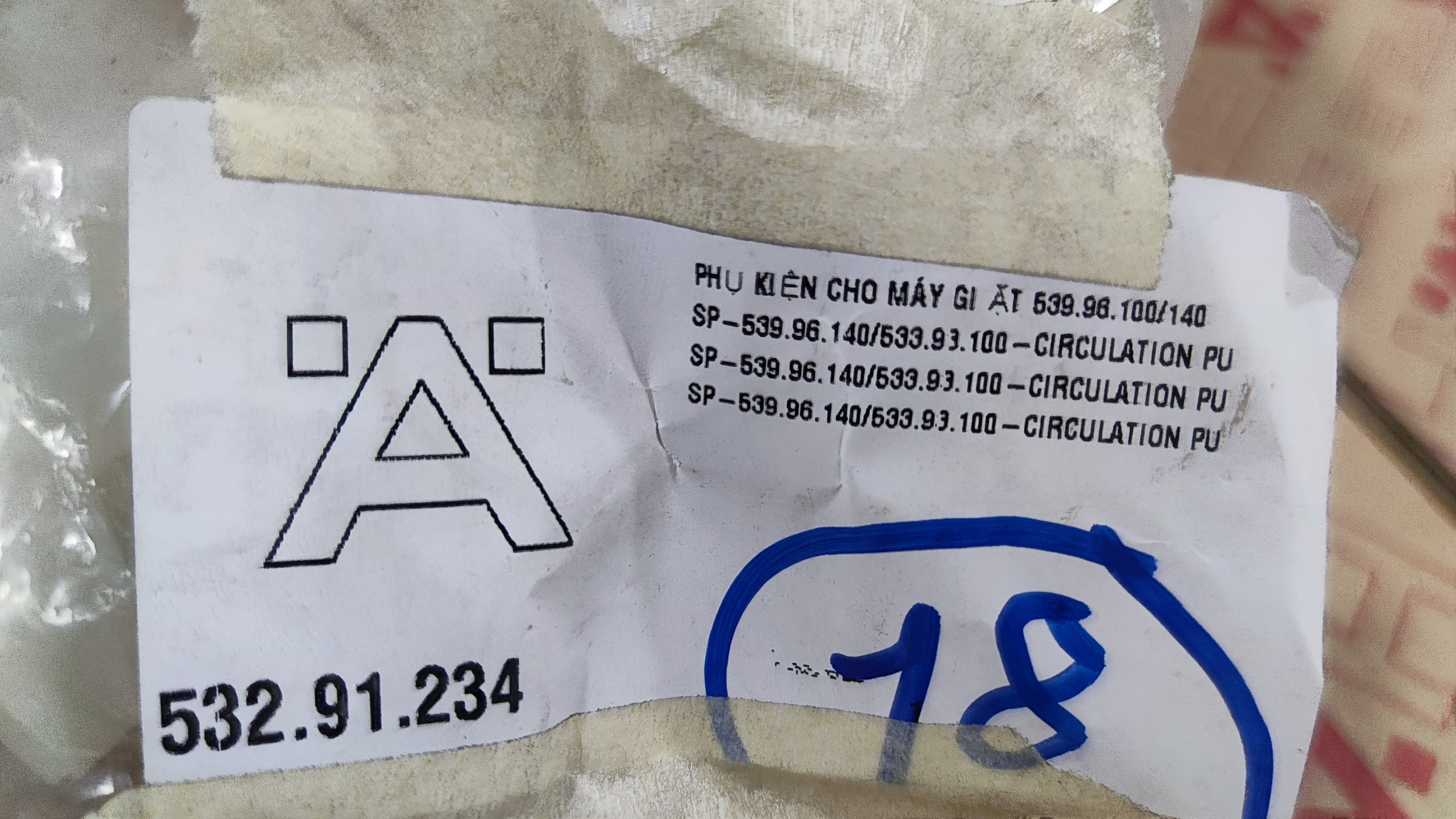 BƠM TUẦN HOÀN MÁY GIẶT 9KG HW-F60A HAFELE 539.96.140(532.91.234)