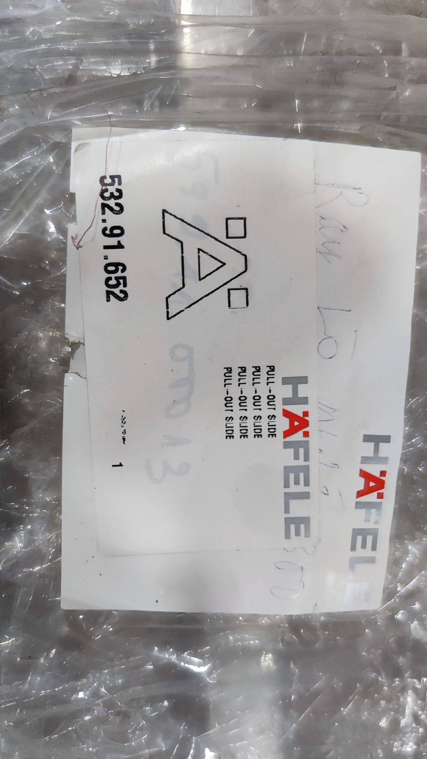 PULL-OUT SLIDE 532.91.652