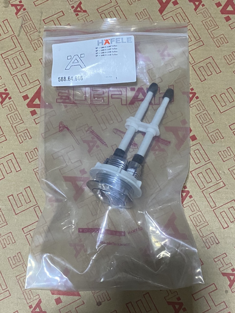 NÚT NHẤN XẢ KÉP BỒN CẦU HAFELE 588.64.430(588.64.986)