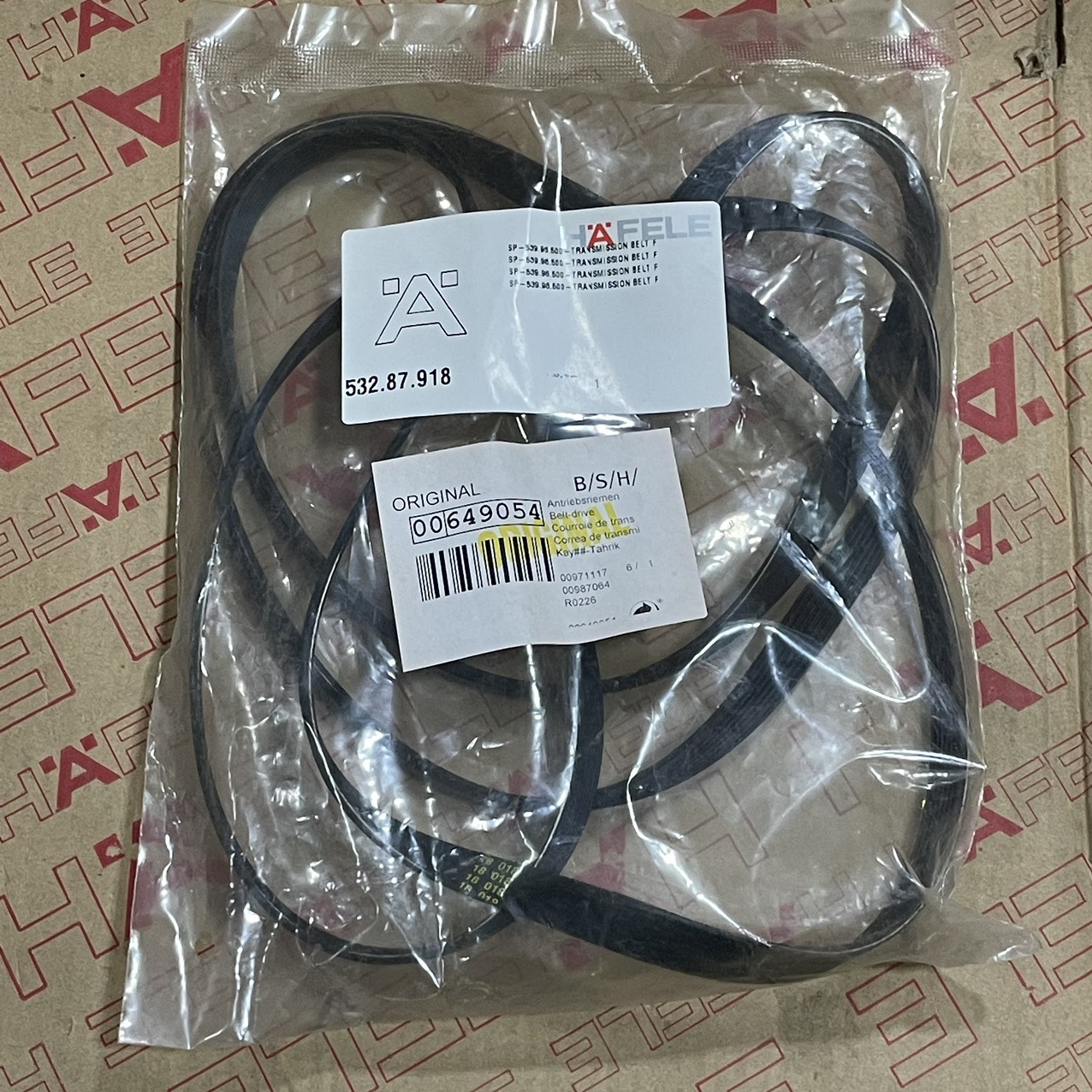 TRANSMISSION BELT F MÁY SẤY BOSCH 539.96.500(532.87.918)